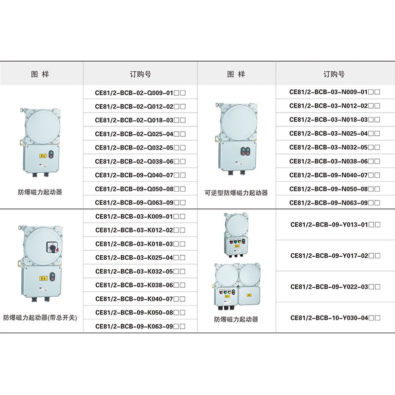 CE81-2防爆配电箱（磁力起动器）